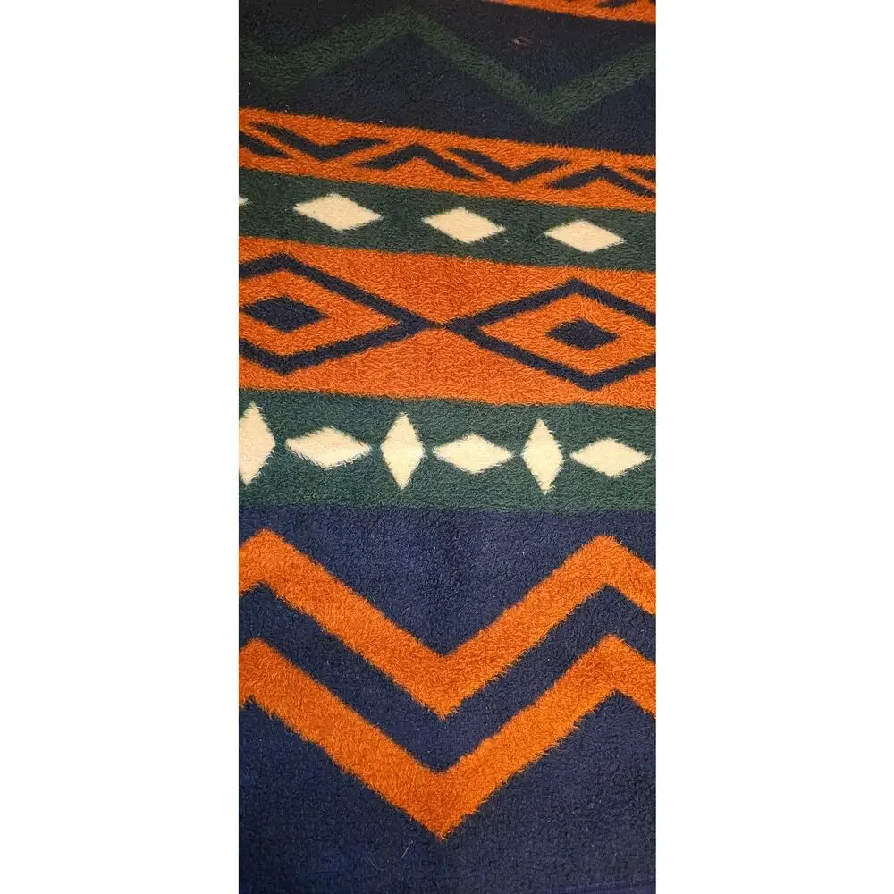 Vintage 90s BIEDERLACK Montana West Twin Blanket 60x80 Southwestern Cabin Lodge